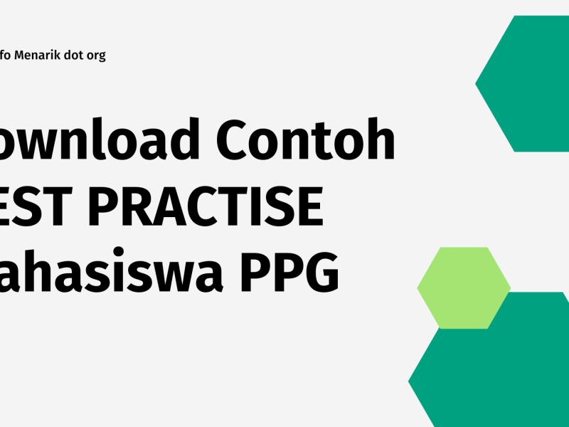 Download Contoh BEST PRACTISE Mahasiswa PPG